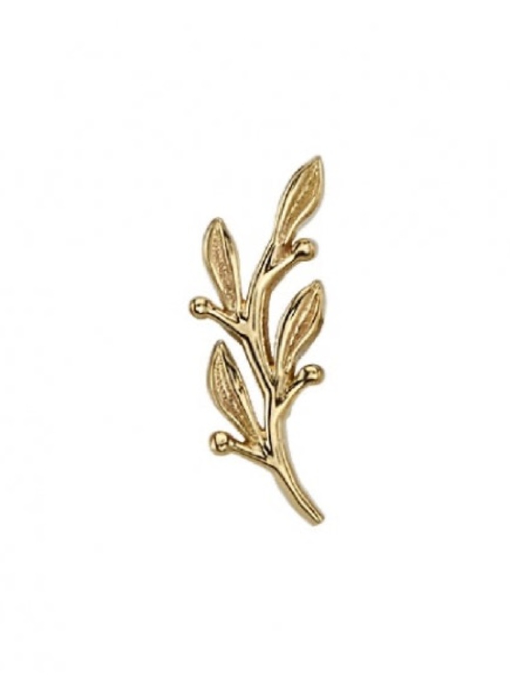 BVLA Small Amity Branch Curved Right Rose Gold Threaded Front